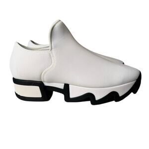 iRi NYC WES White Neoprene Streetwear Sneakers Unisex Size EU 39.5 US W9.5 M7
